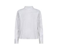 MOS Mosh, Femme, Tops, Blanc, Taille: 44 FR Chemisier Blanc Chic avec Détail de Trou de Serrure
