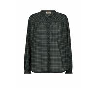 MOS MOSH Chemisier 'MMBenedetta' umbra / vert foncé, Taille XL