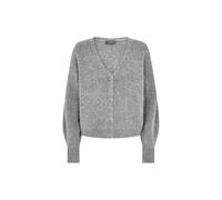 MOS MOSH Cardigan 'MMThora' gris chiné, Taille XL