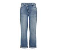 MOS Mosh - Cropped Jeans - Femme - Jeans - Bleu - Taille: W27