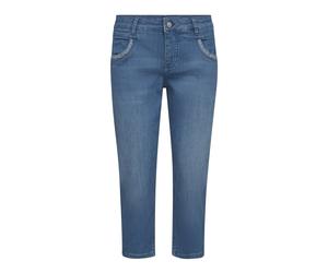 MOS Mosh - Cropped Jeans - Femme - Jeans - Bleu - Taille: W27
