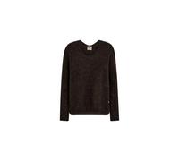 MOS Mosh - Élégant Pull à Col en V - Femme - Pulls - Brun - Taille: 40 FR