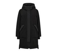 MOS Mosh, Femme, Manteaux, Noir, Taille: 36 FR Manteau Noir avec Capuche et Poches