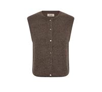 MOS Mosh - MMAlmine Thora Knit Vest - Femme - Pulls - Brun - Taille: 40 FR