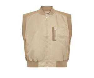MOS MOSH Gilet 'Jovo Neola' beige / camel, Taille M