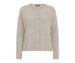 MOS Mosh - Gilet Tricot Gris Plume - Femme - Pulls - Gris - Taille: 42 FR