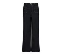MOS Mosh - Jean taille haute à jambes larges avec poches - Femme - Jeans - Bleu - Taille: W28