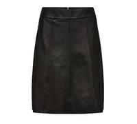 MOS Mosh - Jupe en cuir classique A-line noire - Femme - Jupes - Noir - Taille: 40 FR