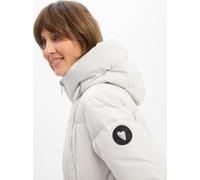 MOS Mosh, Femme, Manteaux, Gris, Taille: 44 FR Manteau Carré en Duvet Gris Glacier