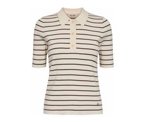 MOS Mosh - MMCaliz Stripe SSKnit - Femme - Tops - Multicolore - Taille: 40 FR