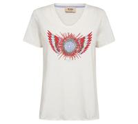 MOS Mosh - MMRomi Gethi O-Ss Glam Tee - Femme - Tops - Beige - Taille: 40 FR
