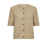 MOS Mosh - MMThora V-Neck Knit Cardigan - Femme - Pulls - Beige - Taille: 36 FR