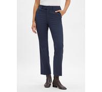 MOS MOSH Pantalon à pince 'MMEllen Carie' bleu nuit / blanc, Taille 38