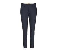 MOS Mosh - Pantalon de Nuit Bleu Marine avec Ourlets Côtelés - Femme - Pantalons - Bleu - Taille: 40 FR