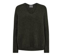MOS Mosh - Pull à col en V en Grape Leaf - Femme - Pulls - Vert - Taille: 44 FR