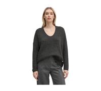 MOS Mosh - Pull Col V MMThora - Femme - Pulls - Gris - Taille: 42 FR