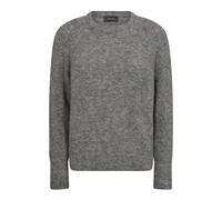 MOS Mosh - Pull en Tricot Doux en Gris Chiné - Femme - Pulls - Gris - Taille: 44 FR