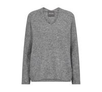 MOS Mosh, Femme, Pulls, Gris, Taille: 36 FR Pull à Col en V