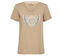 MOS Mosh - Romi Gethi O-Ss Glam Tee Twill - Femme - Tops - Beige - Taille: 40 FR