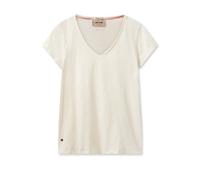 MOS Mosh, Femme, Tops, Beige, Taille: 38 FR Tee-shirt basique col V Top Ecru