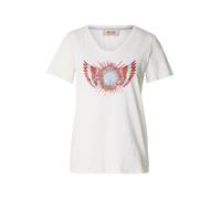 MOS MOSH T-shirt 'MMRomi' écru / bleu clair / marron / rouge, Taille M