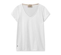MOS Mosh - Tee-shirt basique blanc à col en V - Femme - Tops - Blanc - Taille: 38 FR