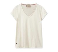 MOS Mosh - Tee-shirt basique col V Top Ecru - Femme - Tops - Beige - Taille: 40 FR