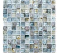 MOS94-2505 Carrelage de mosaïque translucide Gris clair