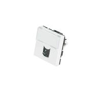 RJ45 socket Mosaic category 6 FTP 2 modules white