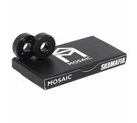 MOSAIC COMPANY Super 1 Sk8Mafia x Mosaic Bearings ABEC 7 608RS Accessoire de Roulement Skateboard Adulte Unisexe Noir Taille Unique
