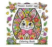 Mosaic Easter egg Coloring book