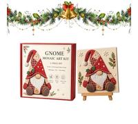 Mosaic Kit | With Colorful Pieces Gnome Handmade Funny Home Decor | Birthda