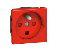 Legrand Mosaic Noir, Rouge - Prise de Courant