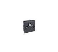 Mosaic prise tv/r/sat anthracite LEGRAND 079186