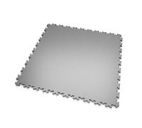 MOSAIK FLOOR - Lot de 10 m² - Dalles PVC Clipsables Gris-Clair I Épaisseur 5mm I Pose Simple et Rapide - Garage, Atelier, Entrepôt, Fitness, Bureau