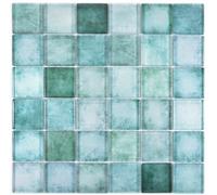 Mosaikmatte Mosaïque Mélange Vert Brillant Mur Cuisine Bain Douche WB88-0050 1