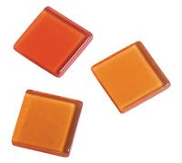 Rayher Tesselles mosaïques acryliques env. 205 pcs 50 g 1x1 cm Orange, 14540210