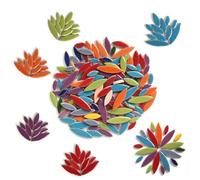 Mosaïque Carreaux de mosaïque en céramique irréguliers 100g, carreaux de mosaïque à pétales multicolores, bricolage, fabrication de pierres for artisanat, loisirs créatifs, décoration murale Mosaïque