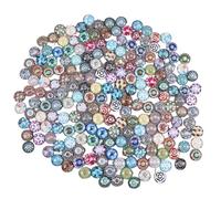 Mosaique Carrelage 100 pièces verre mosaïque mixte coloré rond carreaux de mosaïque perles bricolage artisanat autocollants verre mosaïque fournitures for Scrapbook Tesselles Mosaique