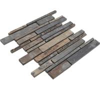 Mosaique carrelage ardoise pierre naturelle rouille Brick Ardoise RUSTIK Plateau pour revêtement sol miroir mural