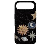 Mosaïque céleste de Minuit, Soleil Cosmique Vintage, Tendance Y2K Coque pour iPhone Air