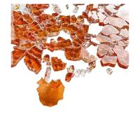 Mosaïque créative DIY 100 g Fragments de fissures de glace colorées Art du cristal Particules de verre colorées transparentes(Color 07)