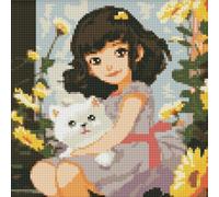 Mosaïque de diamants - Dans une étreinte chaleureuse 30x30cm