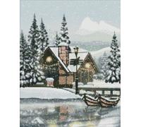 Mosaïque de diamants - Snow Silence 40x50cm