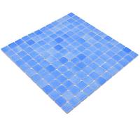 Mosaïque de piscine en verre antidérapant Bleu