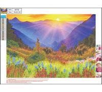 Mosaïque Diamant 5D 30x40cm Montagnes 89756