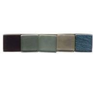 Mosaique Effet Glacé Argenté 1 X 1 Cm