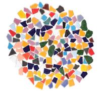 Mosaïque en Céramique pour Bricolage Diy, Fragments Irréguliers | 1000 G par Sachet, Finition Émaillée, Décoratif pour Pots de Fleurs, Projets Créatifs et Collage Artisanal