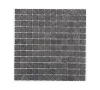 Mosaïque en pierre naturelle 30 x 30 cm - carreau 2,5 x 2,5 cm roche de mer