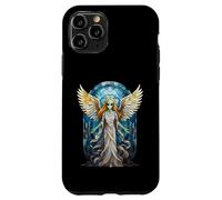 Mosaïque en vitrail Ange Extraterrestre pour fenêtre Coque pour iPhone 11 Pro